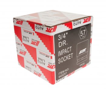 2 899 р. Головка торцевая 3/4 57мм ударная L=74мм JTC JTC TOOLS CO., LTD jtc-645257 JTC TOOLS CO., LTD jtc-645257  с доставкой в г. Пермь. Увеличить фотографию 3