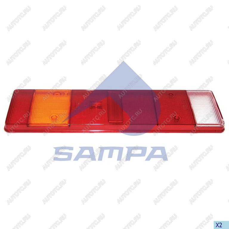 859 р. Рассеиватель DAF MAN SCANIA IVECO фонаря заднего левогоправого (467х132мм) SAMPA SAMPA 061.082  с доставкой в г. Пермь