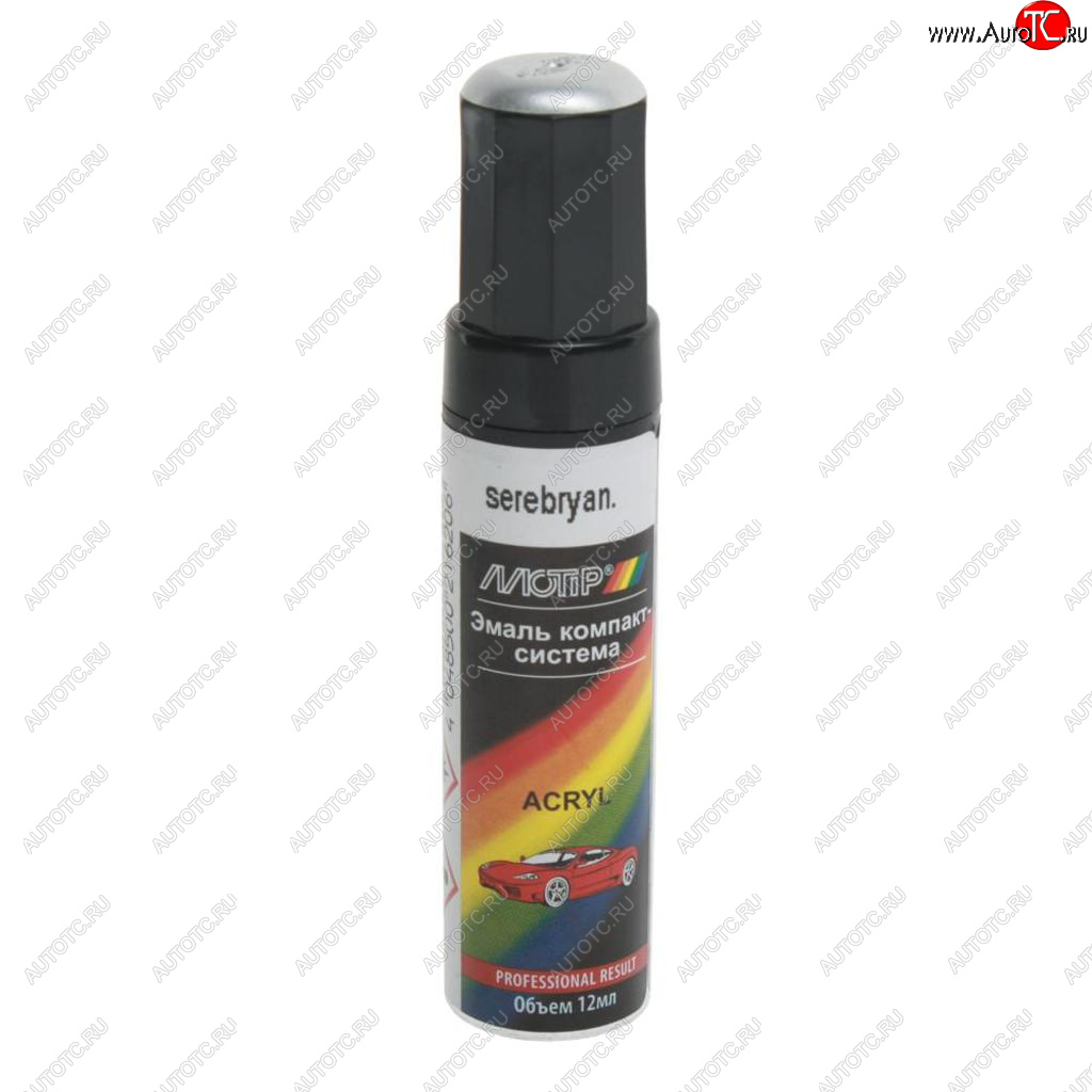 299 р. Краска серебряная с кистью 12мл ГАЗ MOTIP MOTIP gaz serebryanaya me 12ml  с доставкой в г. Пермь