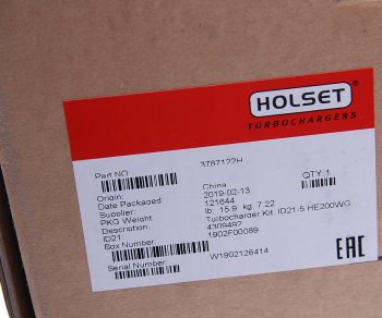 35 999 р. Турбокомпрессор CUMMINS ISF 2.8 ЕВРО-4 модель HE200WG HOLSET HOLSET 3787122h HOLSET 3787122h  с доставкой в г. Пермь. Увеличить фотографию 7