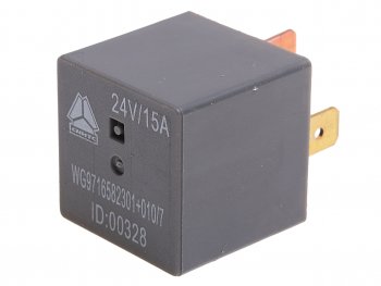 299 р. Реле электромагнитное 24V 5-ти контактное (15A) SITRAK HOWO OE SITRAK wg9716582301+0107  с доставкой в г. Пермь. Увеличить фотографию 2