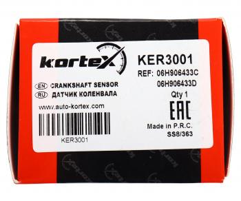 1 559 р. Датчик положения коленвала VW Amarok,Golf,Jetta,Passat AUDI A3,A4,Q3,Q5 SKODA Octavia,Yeti KORTEX KORTEX ker3001  с доставкой в г. Пермь. Увеличить фотографию 3