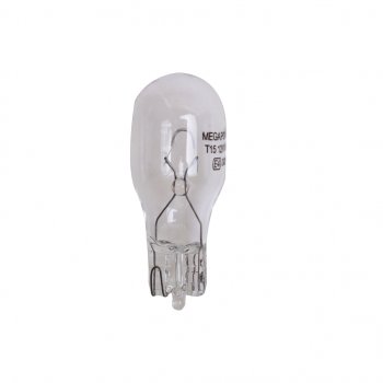 17 р. Лампа 12V W16W W2.1x9.5d Standart MEGAPOWER MEGAPOWER 370-33-065  с доставкой в г. Пермь. Увеличить фотографию 1