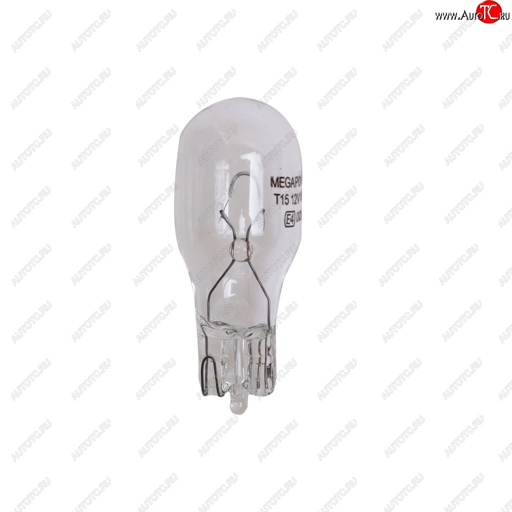 17 р. Лампа 12V W16W W2.1x9.5d Standart MEGAPOWER MEGAPOWER 370-33-065  с доставкой в г. Пермь