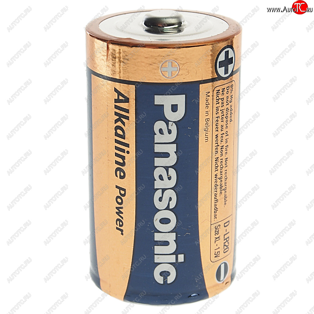 539 р. Батарейка D LR20 1.5V блистер 2шт. (цена за 1шт.) PANASONIC PANASONIC lr20apb2bp  с доставкой в г. Пермь