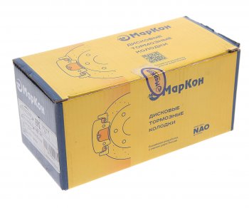 1 499 р. Колодки тормозные УАЗ Профи Полуторка 4х2 (21-) передние (4шт.) МАРКОН МАРКОН 507602167  с доставкой в г. Пермь. Увеличить фотографию 2