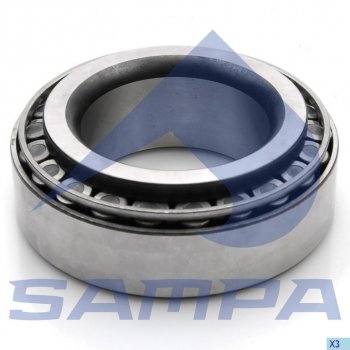 2 999 р. Подшипник ступицы DAF (80x140x46) SAMPA SAMPA 051.209  с доставкой в г. Пермь. Увеличить фотографию 1