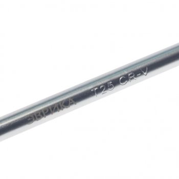 28 р. Ключ TORX Г-образный T25 экстрадлинный ЭВРИКА ЭВРИКА er-76625xl  с доставкой в г. Пермь. Увеличить фотографию 2