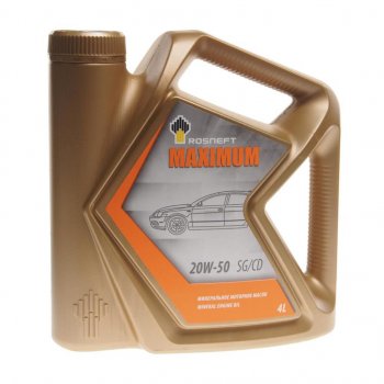 1 169 р. Масло моторное MAXIMUM 20W50 SG/CD мин.4л РОСНЕФТЬ РОСНЕФТЬ 40814542 РОСНЕФТЬ 40814542  с доставкой в г. Пермь. Увеличить фотографию 1