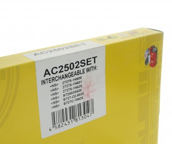 1 639 р. Фильтр воздушный салона NISSAN Almera (N16) JS ASAKASHI JS ASAKASHI ac2502set  с доставкой в г. Пермь. Увеличить фотографию 4