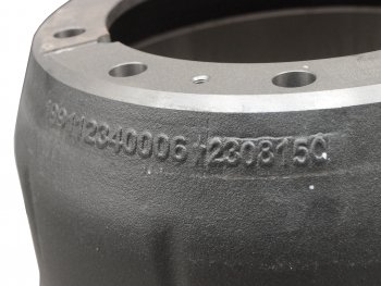 13 399 р. Барабан тормозной SHACMAN SHAANXI F2000 задний OE SHACMAN 99112340006  с доставкой в г. Пермь. Увеличить фотографию 4