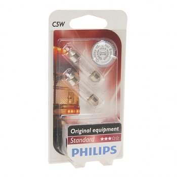 186 р. Лампа 24V C5W SV8.5-8 блистер (2шт.) PHILIPS PHILIPS 13844b2  с доставкой в г. Пермь. Увеличить фотографию 1