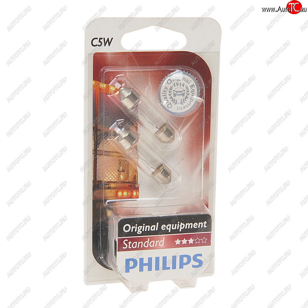 186 р. Лампа 24V C5W SV8.5-8 блистер (2шт.) PHILIPS PHILIPS 13844b2  с доставкой в г. Пермь