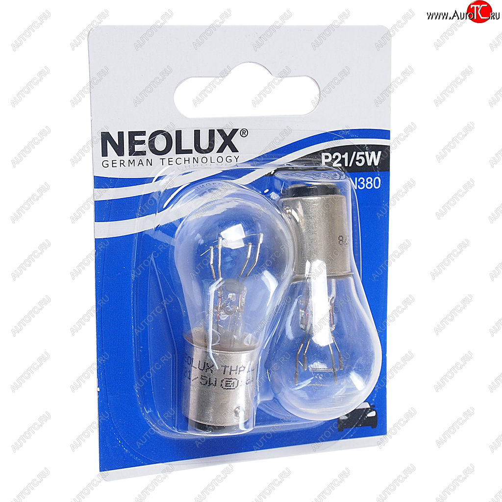 174 р. Лампа 12V P215W BAY15d блистер (2шт.) Standard NEOLUX NEOLUX n380-02b  с доставкой в г. Пермь