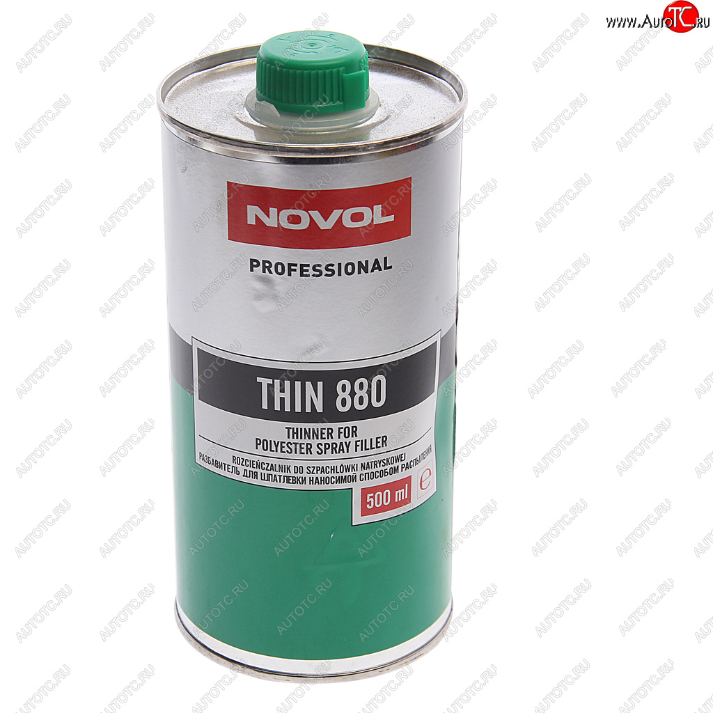 519 р. Разбавитель THIN 880 для жидкой шпатлевки 500мл NOVOL NOVOL 32201  с доставкой в г. Пермь