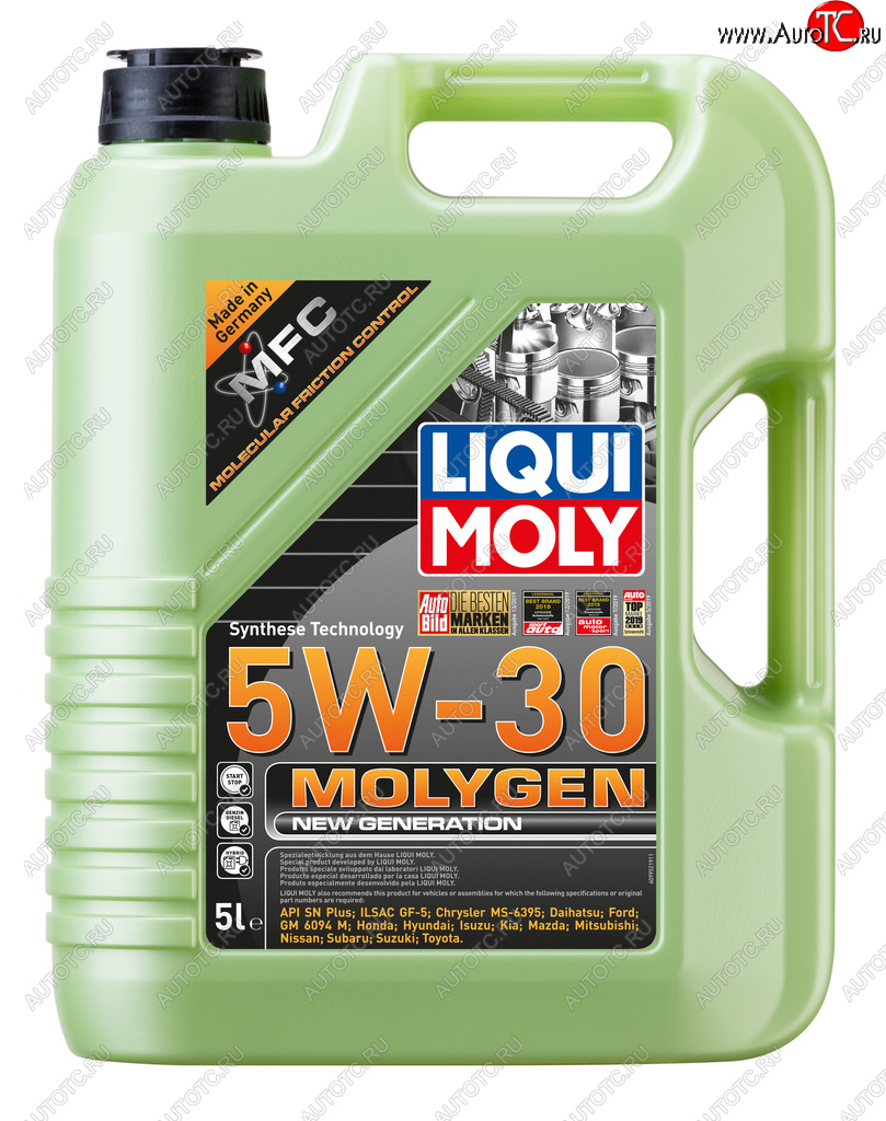 8 849 р. Масло моторное MOLYGEN NEW GENERATION 5W30 синт.5л LIQUI MOLY LIQUI MOLY 9043 LIQUI MOLY 9043  с доставкой в г. Пермь