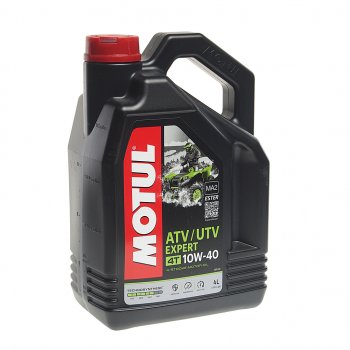 4 999 р. Масло моторное для 4-х тактных двигателей ATV-UTV EXPERT 4T 10W40 п/синт.4л MOTUL MOTUL 105939 MOTUL 105939  с доставкой в г. Пермь. Увеличить фотографию 1