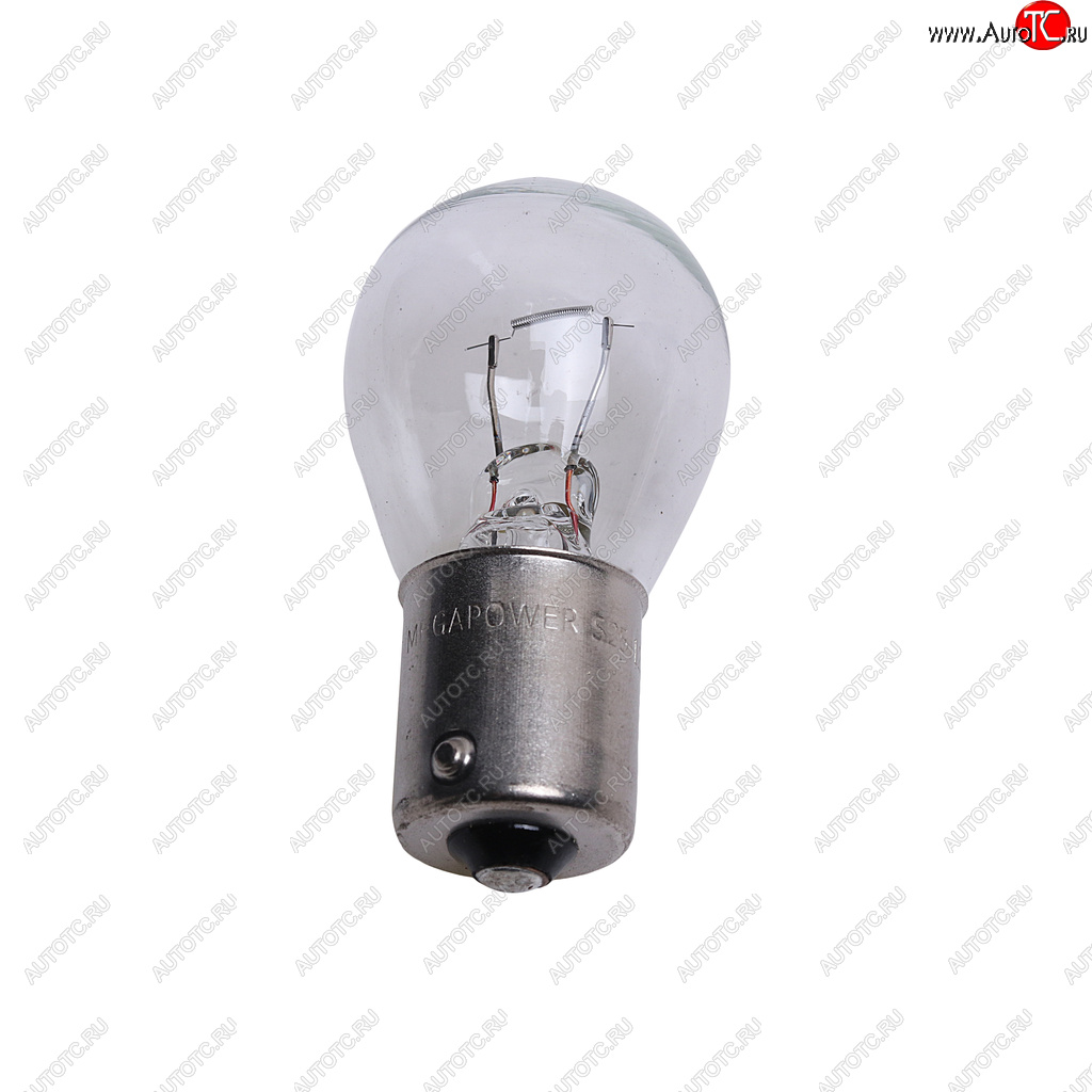 26 р. Лампа 12V P21W BA15s Standart MEGAPOWER MEGAPOWER 370-33-053  с доставкой в г. Пермь