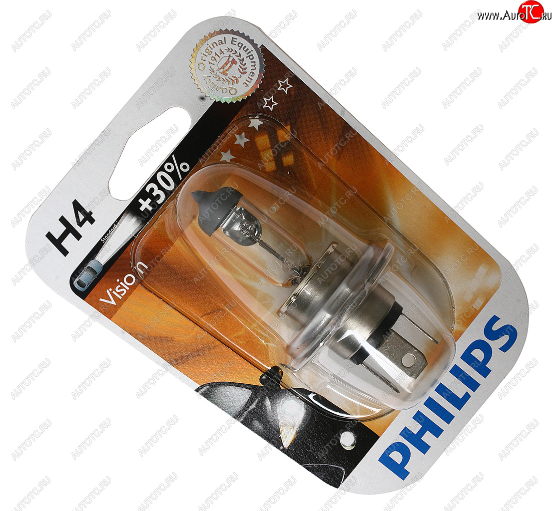 319 р. Лампа 12V H4 6055W P43t-38 +30% блистер (1шт.) Premium PHILIPS PHILIPS 12342prb1  с доставкой в г. Пермь