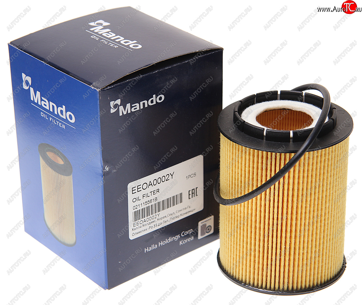 349 р. Фильтр масляный VW (2.32.82.93.23.64.0) AUDI (3.63.74.2) FORD Galaxy (95-00) (2.8) MANDO MANDO eeoa0002y  с доставкой в г. Пермь