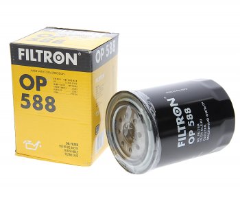 Фильтр масляный NISSAN Primera (P11,P12),Almera (N15),Terrano (R20) (D/TD) FILTRON FILTRON op588 FILTRON op588