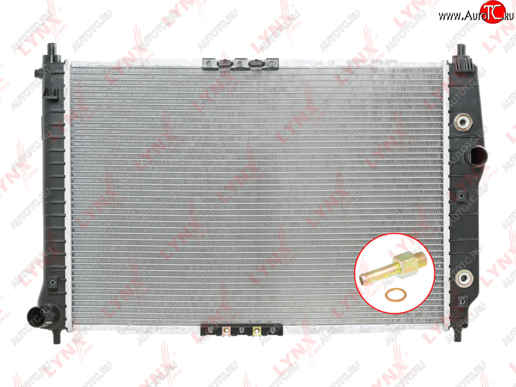 9 899 р. Радиатор CHEVROLET Aveo (05-) охлаждения двигателя LYNX LYNX rb1005  с доставкой в г. Пермь