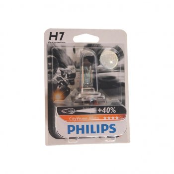 1 399 р. Лампа 12V H7 55W PX26d +40% блистер (1шт.) City Vision Moto PHILIPS PHILIPS 12972ctvbw  с доставкой в г. Пермь. Увеличить фотографию 1