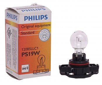1 399 р. Лампа 12V PS19W PG20-1 Long Life PHILIPS PHILIPS 12085llc1  с доставкой в г. Пермь. Увеличить фотографию 1
