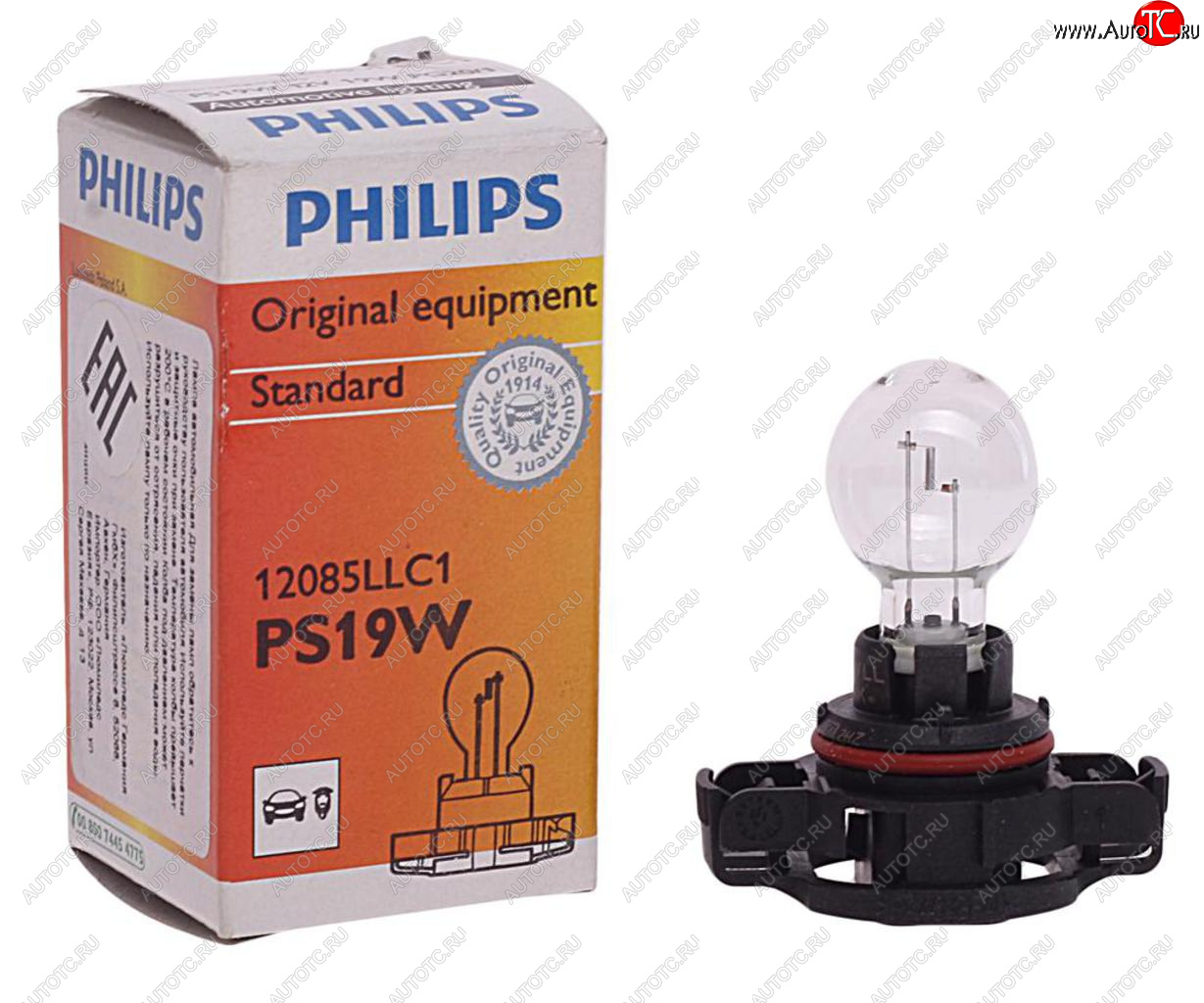 1 399 р. Лампа 12V PS19W PG20-1 Long Life PHILIPS PHILIPS 12085llc1  с доставкой в г. Пермь