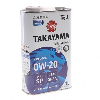 1 139 р. Масло моторное Zerotec GF-6A 0W20 синт.1л TAKAYAMA TAKAYAMA 605598  с доставкой в г. Пермь. Увеличить фотографию 1