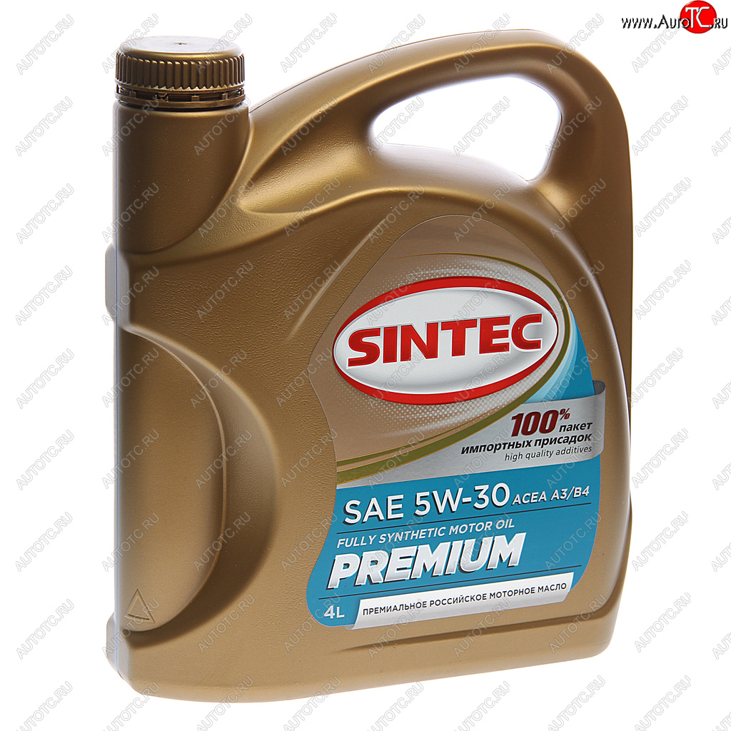 2 459 р. Масло моторное PREMIUM ACEA SL/CF 5W30 синт.4л SINTEC SINTEC 801969 SINTEC 801969  с доставкой в г. Пермь