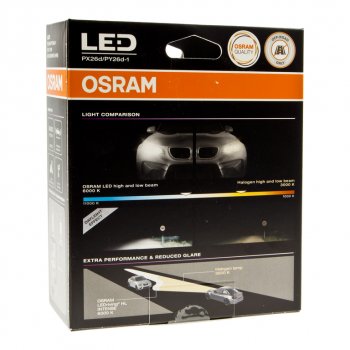 13 649 р. Лампа светодиодная 12V H7H18 PX26dPY26d-1 +350% 6000K (2шт.) Led White Ledriving HL Intense OSRAM OSRAM 64210dwint  с доставкой в г. Пермь. Увеличить фотографию 5