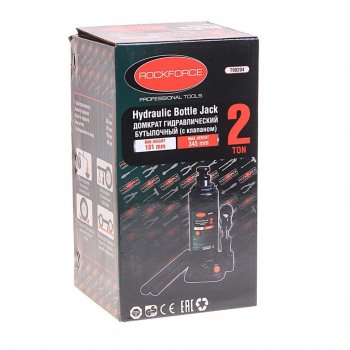 1 439 р. Домкрат бутылочный 2т 150-278мм с клапаном ROCKFORCE ROCKFORCE rf-t90204  с доставкой в г. Пермь. Увеличить фотографию 3