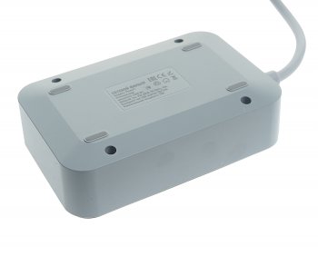 1 569 р. Фильтр сетевой 2м 10А 2500Вт 3 гнезда+ 6 USB с заземлением черный TFN TFN tfn-power7bk  с доставкой в г. Пермь. Увеличить фотографию 3