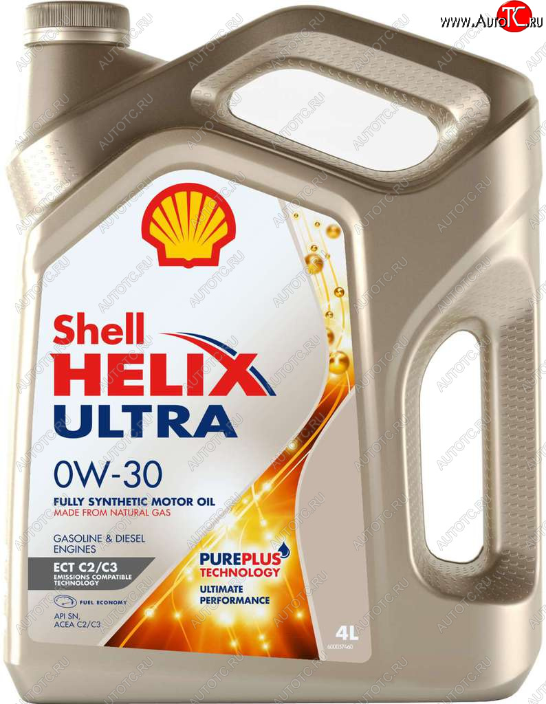 6 599 р. Масло моторное HELIX ULTRA ECT 0W30 C2/C3/SN синт.4л SHELL SHELL 550046375 SHELL 550046375  с доставкой в г. Пермь