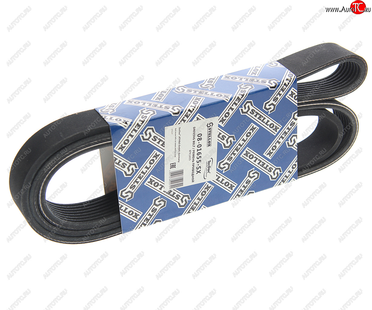 1 269 р. Ремень приводной поликлиновой 8PK1655 MAN STELLOX STELLOX 08-01655-sx  с доставкой в г. Пермь