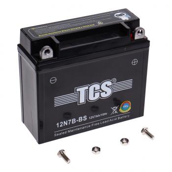 2 559 р. Аккумулятор TCS GEL 7Ач TCS 6ст7 12n7b-bs  с доставкой в г. Пермь. Увеличить фотографию 1