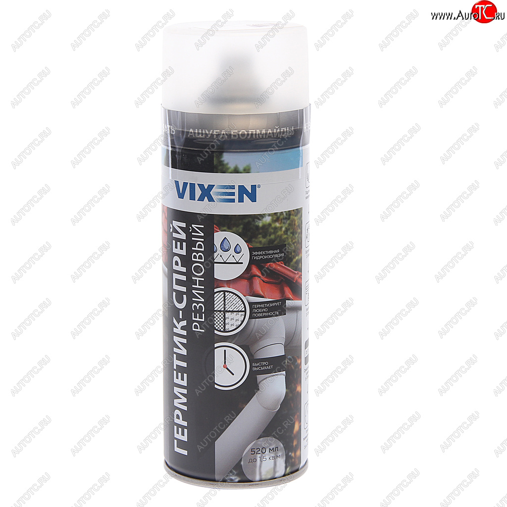 479 р. Герметик с резиной аэрозоль 520мл VIXEN VIXEN vx-90200  с доставкой в г. Пермь