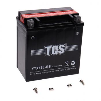 6 749 р. Аккумулятор TCS AGM 16Ач TCS 6ст16 ytx16l-bs  с доставкой в г. Пермь. Увеличить фотографию 2