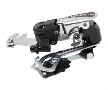 1 239 р. Переключатель велосипедный задний 67 скоростей, серебристый SHIMANO SHIMANO rd-ty21b  с доставкой в г. Пермь. Увеличить фотографию 1