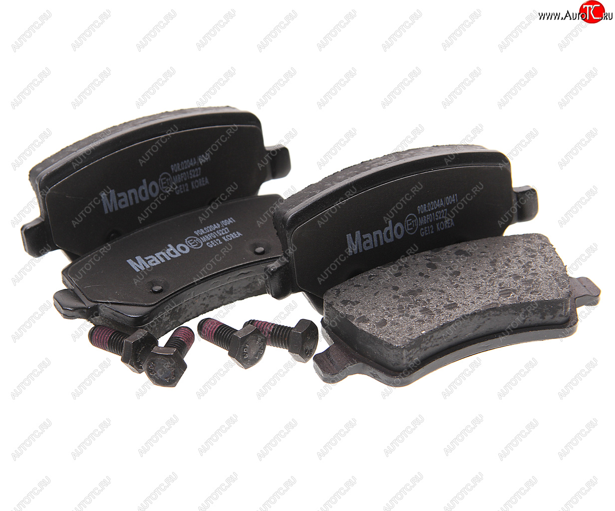2 699 р. Колодки тормозные FORD Galaxy,S-Max VOLVO задние (4шт.) MANDO MANDO mbf015227  с доставкой в г. Пермь