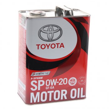 5 249 р. Масло моторное MOTOR OIL SP 08880-13205 синт.4л SAE0W20 TOYOTA TOYOTA 08880-13205  с доставкой в г. Пермь. Увеличить фотографию 1