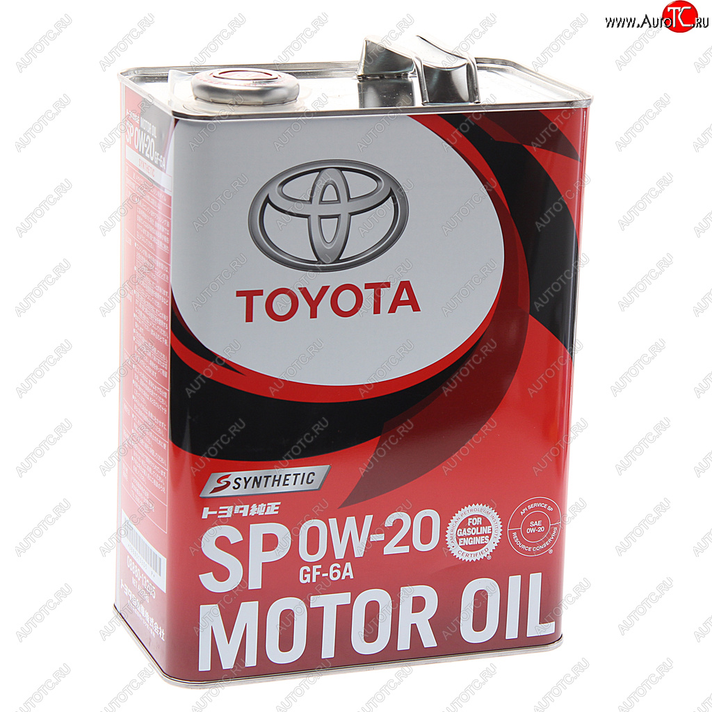 5 249 р. Масло моторное MOTOR OIL SP 08880-13205 синт.4л SAE0W20 TOYOTA TOYOTA 08880-13205  с доставкой в г. Пермь