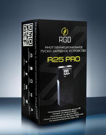 16 949 р. Устройство пусковое 12V 2500A 26000мАч (power bank) RGD RGD r25 pro  с доставкой в г. Пермь. Увеличить фотографию 1