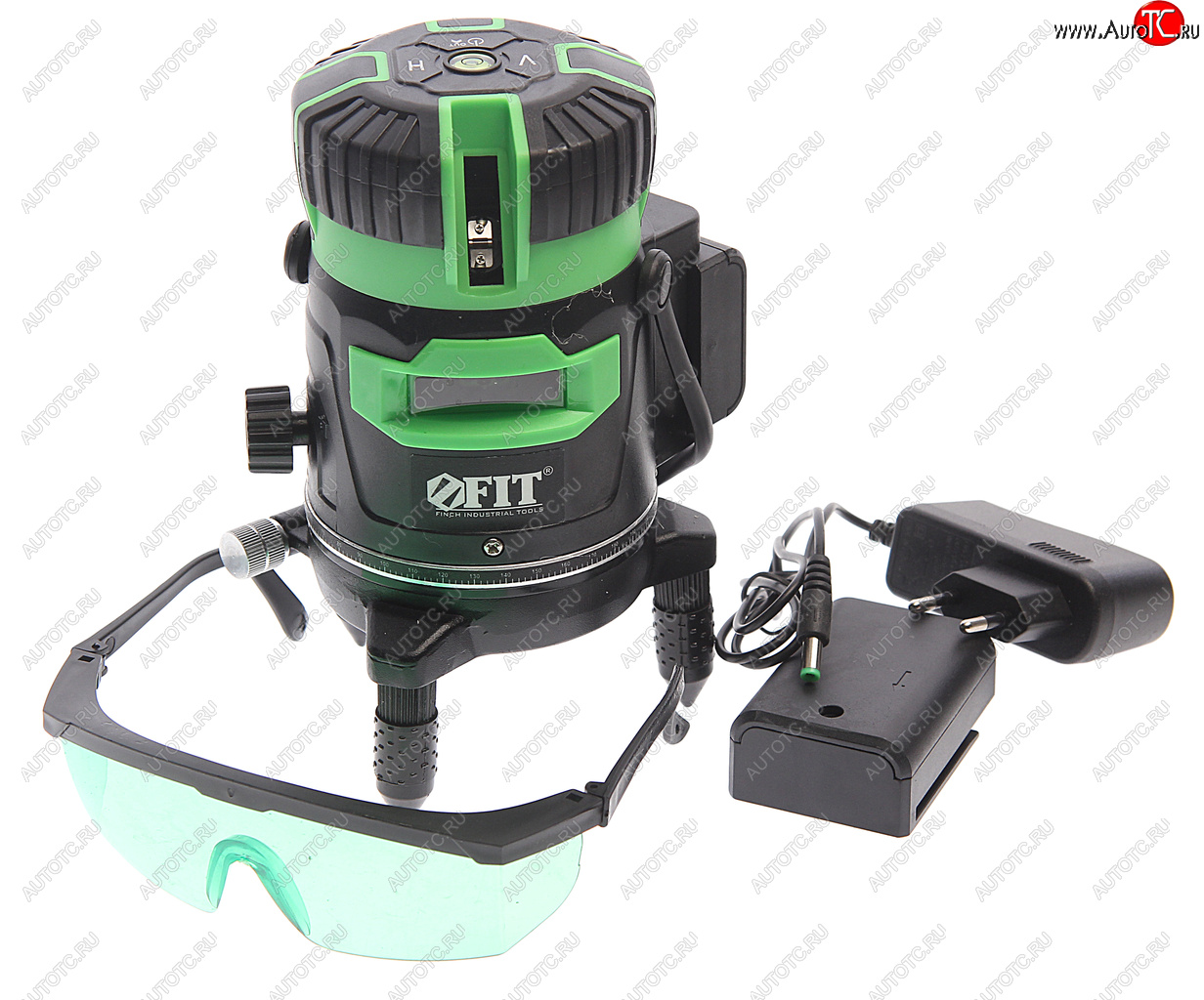 7 249 р. Уровень лазерный 10м самоуспокаивающийся FIT FIT 18633  с доставкой в г. Пермь