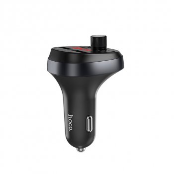 999 р. Устройство зарядное в прикуриватель с трансмиттером (bluetooth,hands free) HOCO HOCO e41 black HOCO e41 black  с доставкой в г. Пермь. Увеличить фотографию 2
