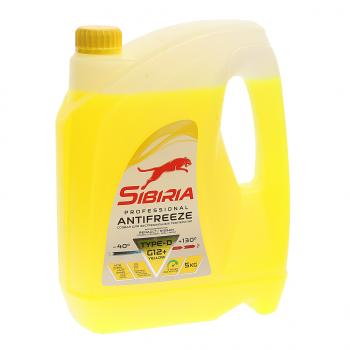 899 р. Антифриз желтый -40C 5кг G12+ SIBIRIA SIBIRIA 963896  с доставкой в г. Пермь. Увеличить фотографию 1
