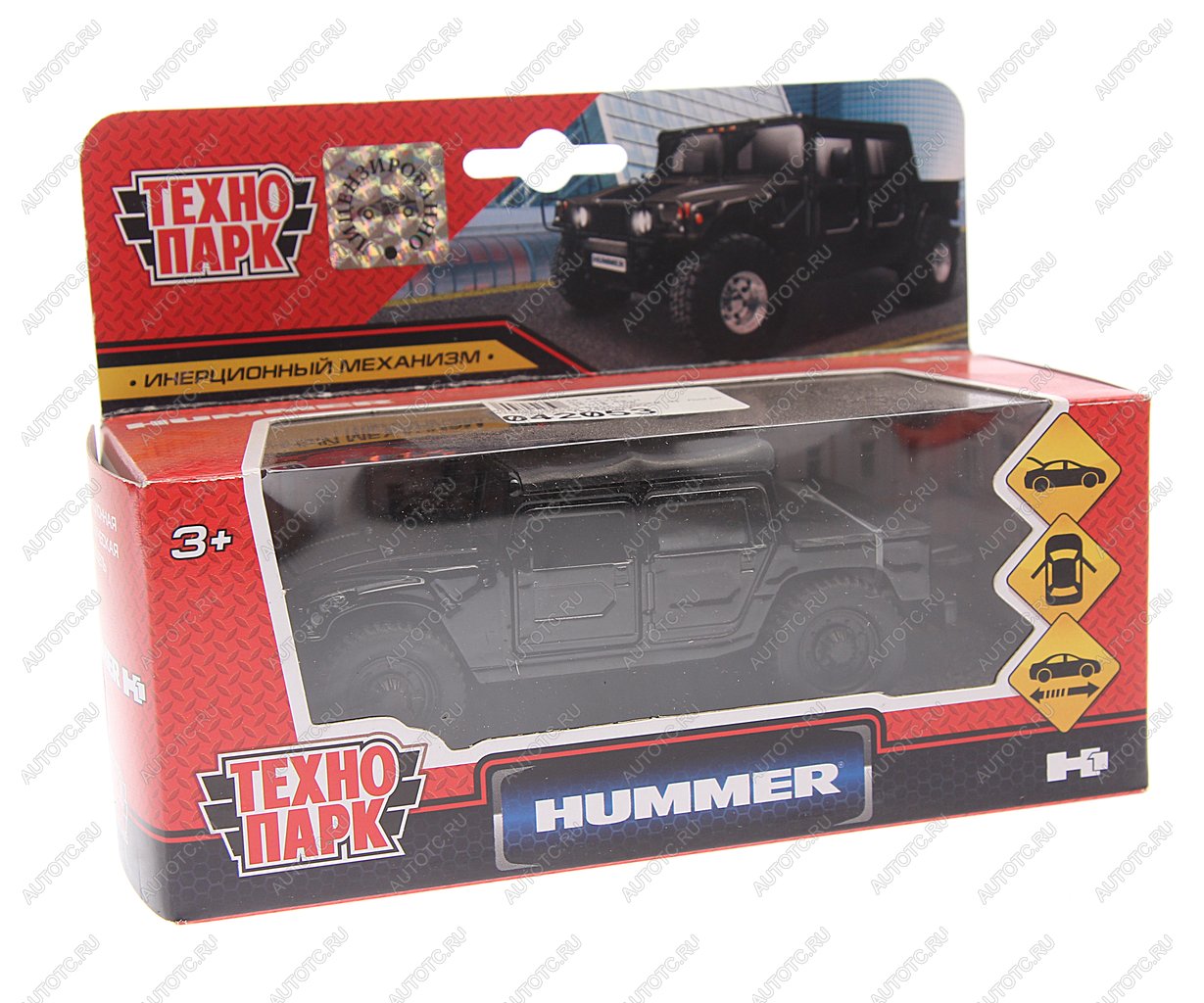 939 р. Модель автомобиля HUMMER H1 Пикап металлическая ТЕХНОПАРК ТЕХНОПАРК sb-18-09-h1-n(b)-wb  с доставкой в г. Пермь