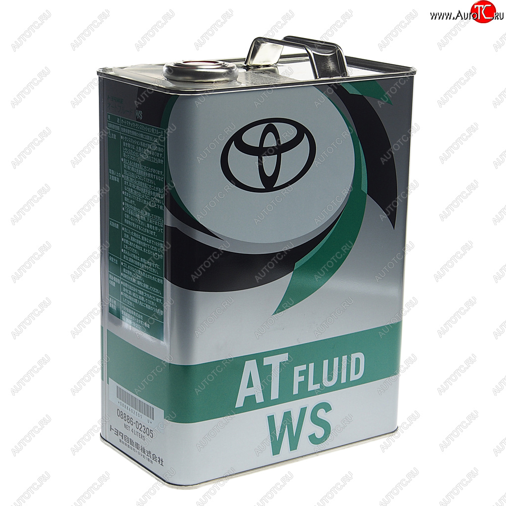 8 199 р. Масло трансмиссионное ATF для АКПП WS 4л TOYOTA TOYOTA 08886-02305  с доставкой в г. Пермь