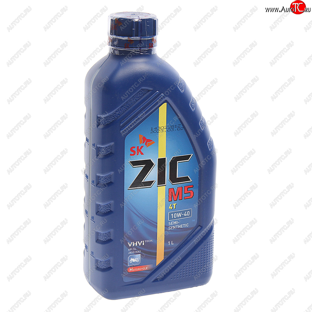 849 р. Масло моторное для 4-х тактных двигателей M5 4T 10W40 SJMA2 синт.1л ZIC ZIC 137212  с доставкой в г. Пермь